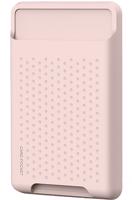 AhaStyle szilikon magsafe pénztárca Apple iPhone-hoz, rózsaszínű