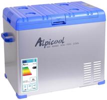 Alpicool Autós hűtőtáska kompresszorral 50L 230/24/12V -20°C