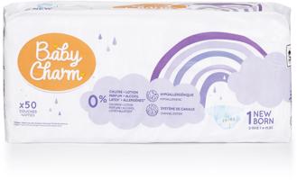 BABY CHARM Super Dry Flex 1-es méret Newborn, 2-5 kg  (50 db)