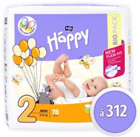 BELLA Baby Happy Mini 2-es méret (312 db)