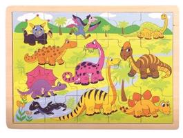 Bino Puzzle - Dinoszauruszok