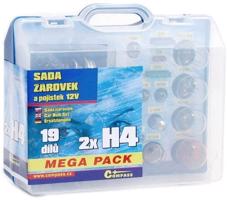 COMPASS  MEGA H4+H4+ biztosítékok, tartalék szett 12V