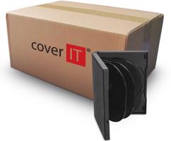 Cover IT box: 8 DVD 27mm black - karton 50db