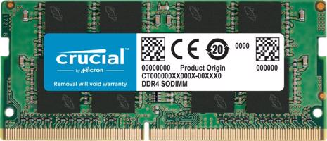 Crucial SO-DIMM 8 GB DDR4 2400 MHz CL17 Single Ranked x8