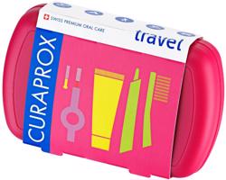 CURAPROX Travel set, piros