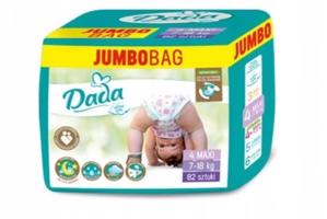 DADA Jumbo Bag Extra Soft 4-es méret, 82 db