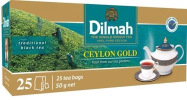 Dilmah Ceylon Gold fekete tea 25x2 g