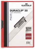 Durable Duraclip A4, 30 lap, piros