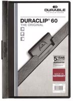 Durable Duraclip A4, 60 lap, fekete