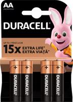 Duracell Basic alkáli elem 4 db (AA)