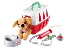 Ecoiffier állatorvosi készlet kutyussal