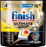 Finish Ultimate Plus All in 1 Lemon, 25 db