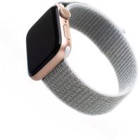 FIXED Nylon Strap Apple Watch 42/44/45/Ultra 49mm - fehér-szürke