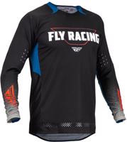 Fly Racing dres Evolution DST, 2023 černá/šedá/modrá