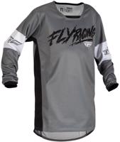 Fly Racing dres Kinetic Khaos, 2023 dětské šedá/černá/bílá