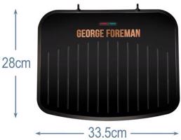 George Foreman 25811-56 Fit Grill Copper Medium