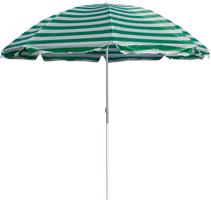 HAPPY GREEN Strand napernyő, zöld-fehér 230cm