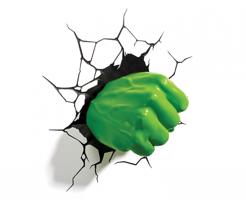 Hulk - Fist - dekoratív fali lámpa