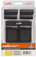 Jupio 2db EN-EL15C akkumulátor 2100 mAh és kettős töltő Nikon fényképezőgépekhez
