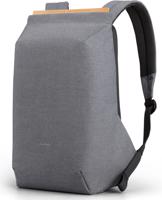 Kingsons Anti-theft Backpack Light Grey 15.6"
