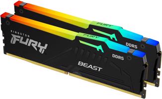 Kingston FURY 16GB KIT DDR5 6000MHz CL40 Beast Black RGB