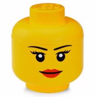 LEGO tárolófej (S méret) - lány