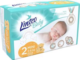 LINTEO Baby Premium MINI (3-6 kg) 34 db