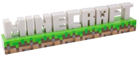 Minecraft - Logo - 3D lámpa