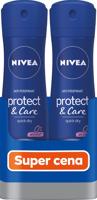 NIVEA Protect & Care Izzadásgátló spray 2 × 150 ml