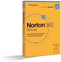 Norton 360 Deluxe 25GB, VPN, 1 felhasználó, 3 eszköz, 24 hónap (elektronikus licenc)