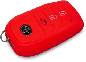 Ochranné silikonové pouzdro na klíč pro Toyota, barva červená