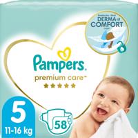 PAMPERS Premium Care 5-ös méret (58 db)