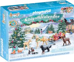 Playmobil Lovas adventi naptár: Karácsonyi szánkózás 71345