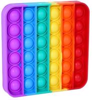 Pop it - szivárványszínű négyzet