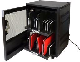 PORT CONNECT CHARGING CABINET 20 UNITS, fekete