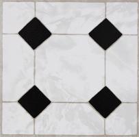 Samolepicí podlahové čtverce "mramor ornament", 2745046, 11 ks = 1m2