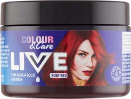SCHWARZKOPF LIVE színező hajmaszk Ruby Red 150 ml
