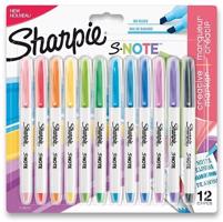 SHARPIE S-Note, 12 színű