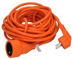 Solight hosszabbító kábel, 1 csatlakozóaljzat, narancssárga, 10 m