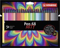 STABILO Pen 68 30 db karton tok "ARTY"