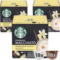 STARBUCKS® Madagascar Vanilla Latte Macchiato by NESCAFE® DOLCE GUSTO® 36 db, 18+18 db