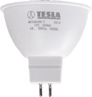 Tesla - LED izzó GU5,3 MR16, 4W, 12V, 300lm, 25 000h, 3000K meleg fehér, 100°