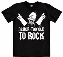 The Simpsons - Never Too Old To Rock - póló