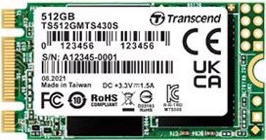 Transcend MTS 430S M.2 SSD 512 GB 2242