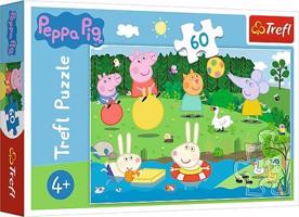 Trefl Puzzle Peppa malac / Peppa Pig Szünidei buli, 60 darab