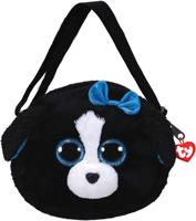 Ty Gear shoulder bag Tracey - black/white dog 15 cm