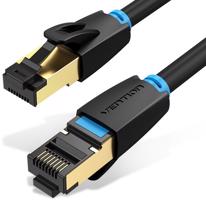 Vention Cat.8 SSTP Patch Cable, 3m, fekete