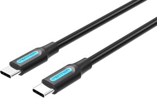 Vention Type-C (USB-C) 2.0 Male to USB-C Male Cable 0.5m Black PVC Type