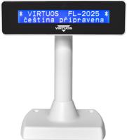 Virtuos LCD FL-2025MB 2x20 fehér