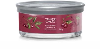 YANKEE CANDLE Signature 5 kanóc Black Cherry 340 g